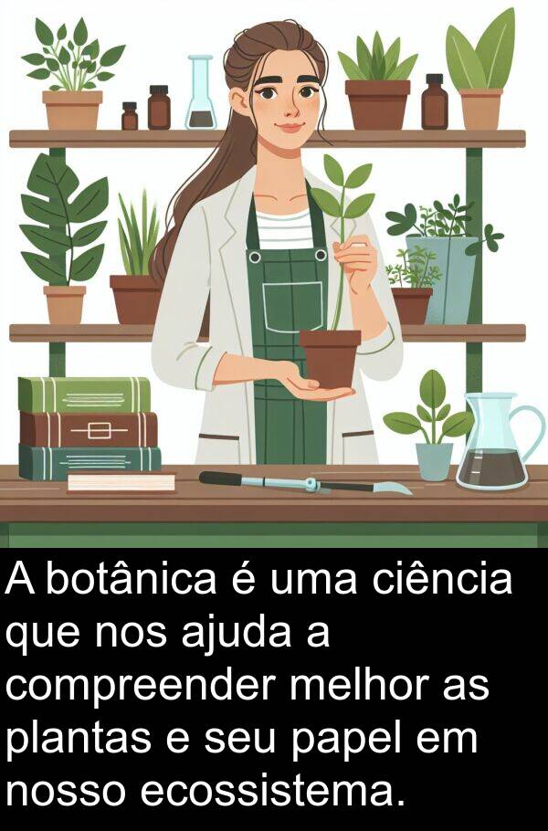 nosso: A botânica é uma ciência que nos ajuda a compreender melhor as plantas e seu papel em nosso ecossistema.