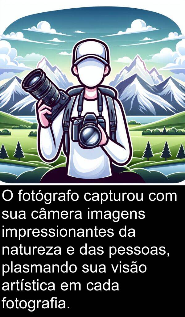 imagens: O fotógrafo capturou com sua câmera imagens impressionantes da natureza e das pessoas, plasmando sua visão artística em cada fotografia.