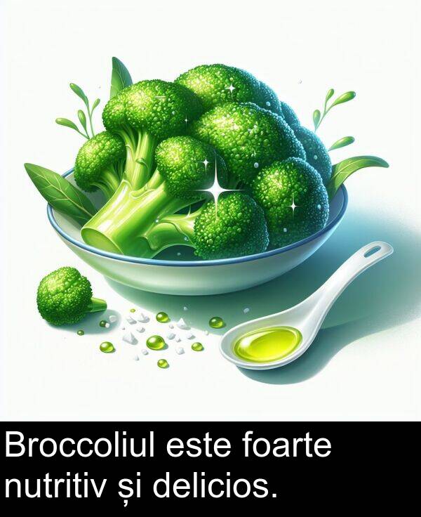 delicios: Broccoliul este foarte nutritiv și delicios.