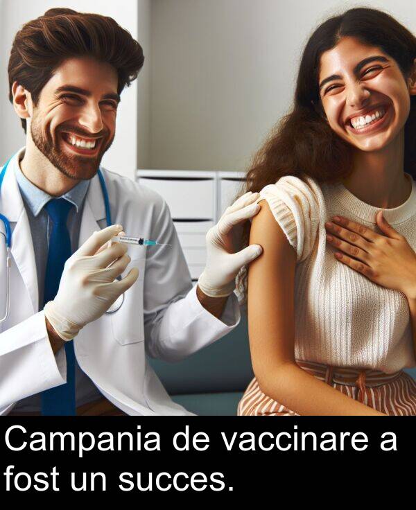 vaccinare: Campania de vaccinare a fost un succes.