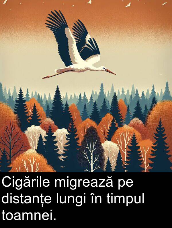 toamnei: Cigările migrează pe distanțe lungi în timpul toamnei.