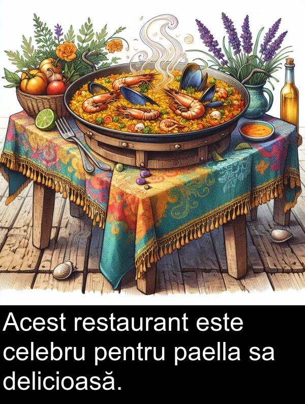 paella: Acest restaurant este celebru pentru paella sa delicioasă.