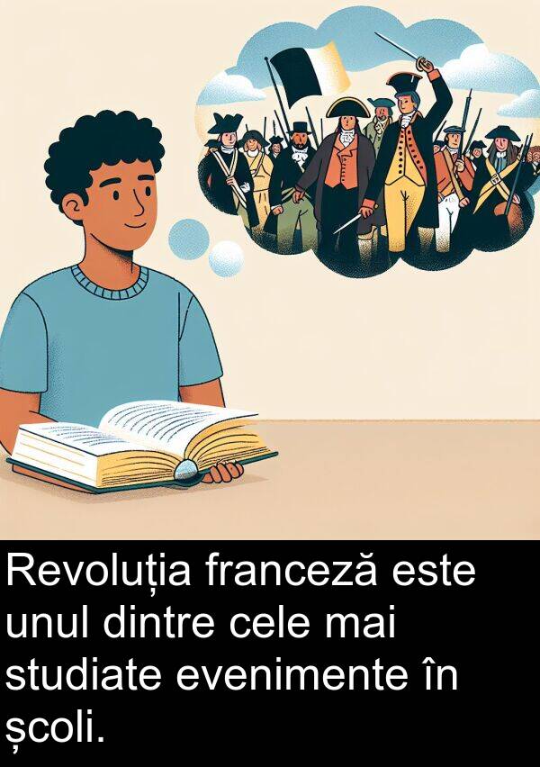 școli: Revoluția franceză este unul dintre cele mai studiate evenimente în școli.