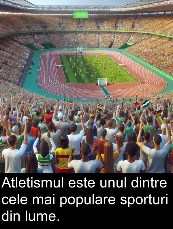 sporturi: Atletismul este unul dintre cele mai populare sporturi din lume.