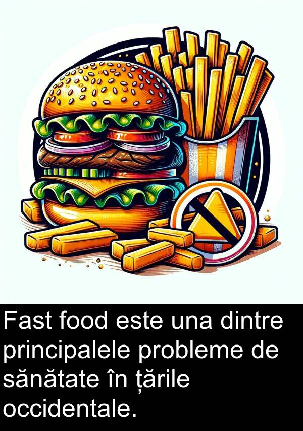 sănătate: Fast food este una dintre principalele probleme de sănătate în țările occidentale.