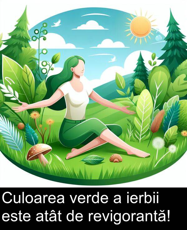 ierbii: Culoarea verde a ierbii este atât de revigorantă!