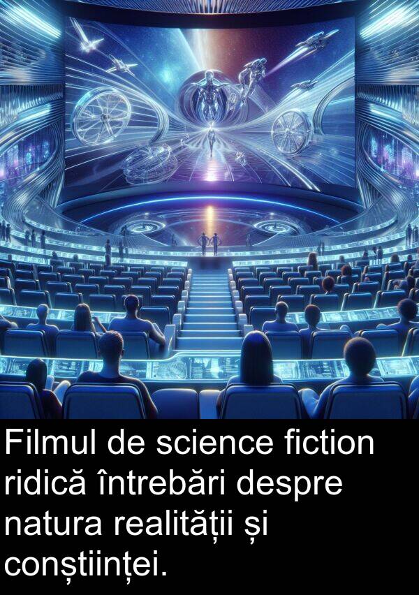 natura: Filmul de science fiction ridică întrebări despre natura realității și conștiinței.