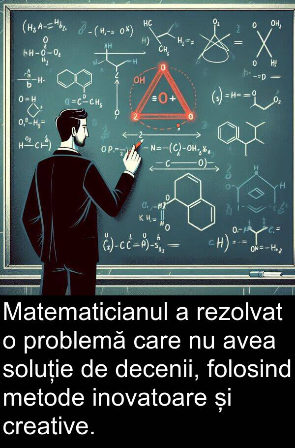 decenii: Matematicianul a rezolvat o problemă care nu avea soluție de decenii, folosind metode inovatoare și creative.