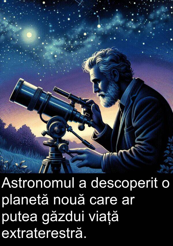 descoperit: Astronomul a descoperit o planetă nouă care ar putea găzdui viață extraterestră.