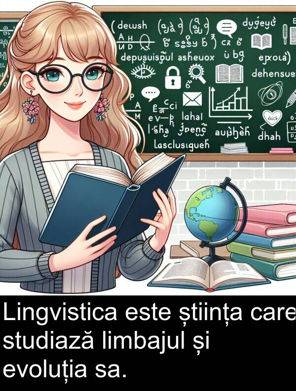 sa: Lingvistica este știința care studiază limbajul și evoluția sa.