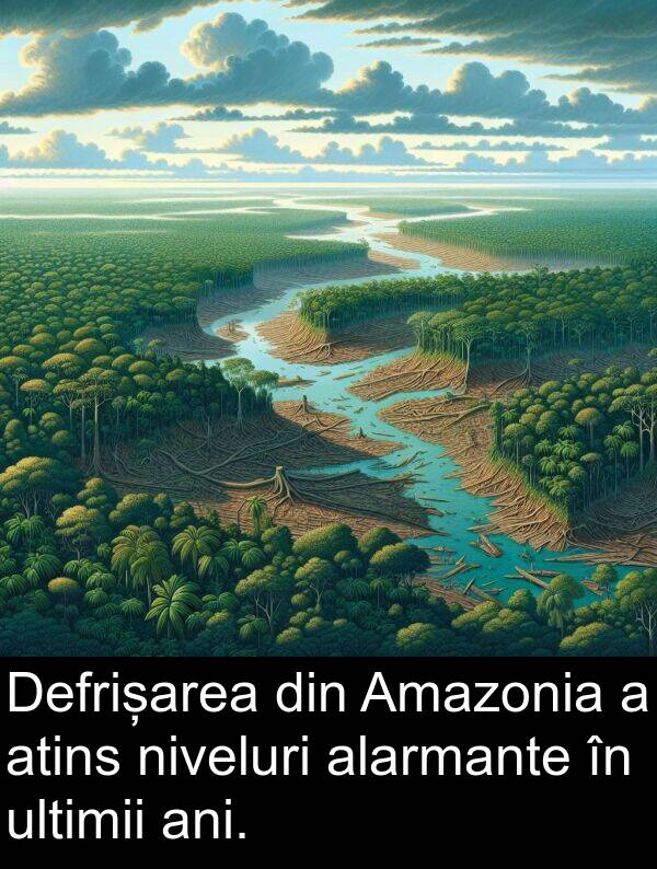 ultimii: Defrișarea din Amazonia a atins niveluri alarmante în ultimii ani.