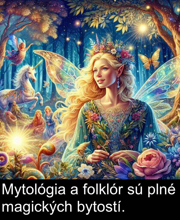 bytostí: Mytológia a folklór sú plné magických bytostí.