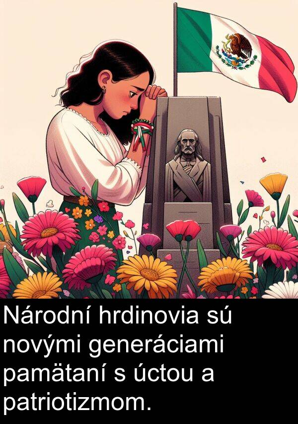 hrdinovia: Národní hrdinovia sú novými generáciami pamätaní s úctou a patriotizmom.