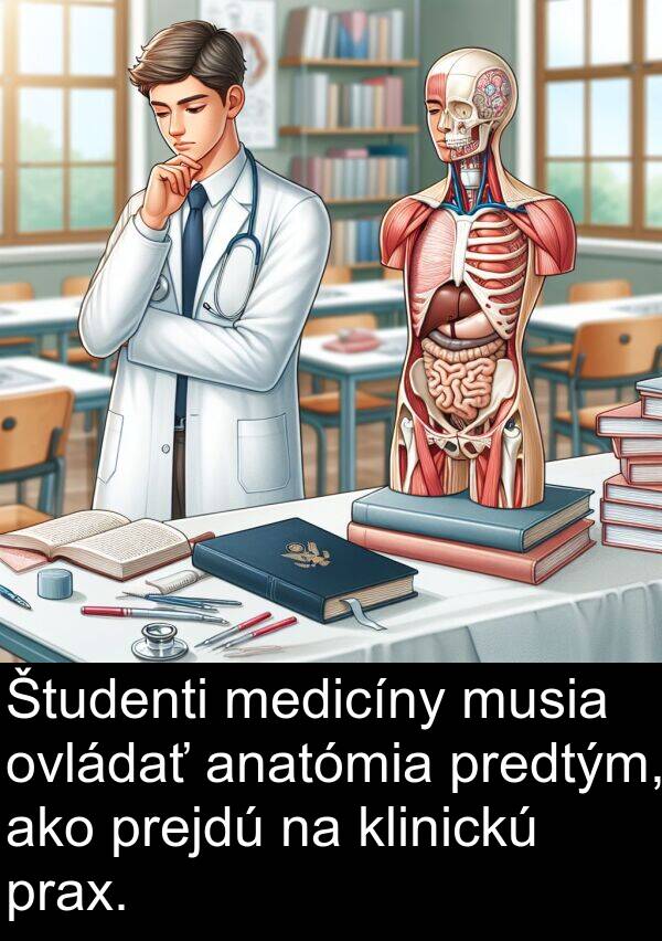 prejdú: Študenti medicíny musia ovládať anatómia predtým, ako prejdú na klinickú prax.