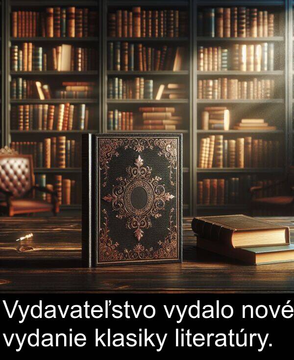 literatúry: Vydavateľstvo vydalo nové vydanie klasiky literatúry.