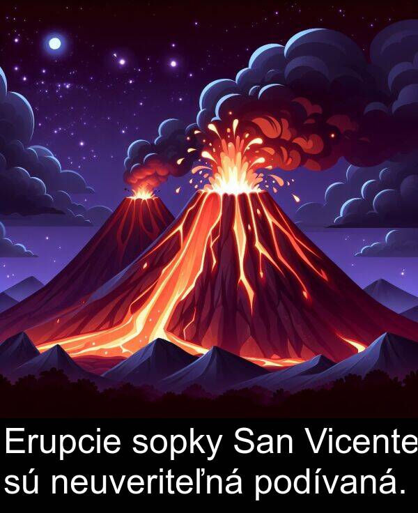 neuveriteľná: Erupcie sopky San Vicente sú neuveriteľná podívaná.