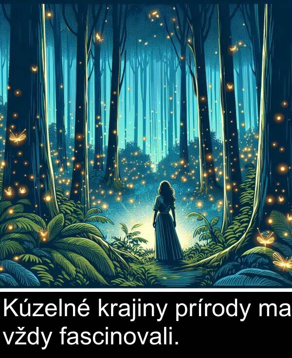 prírody: Kúzelné krajiny prírody ma vždy fascinovali.