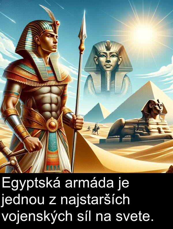 síl: Egyptská armáda je jednou z najstarších vojenských síl na svete.