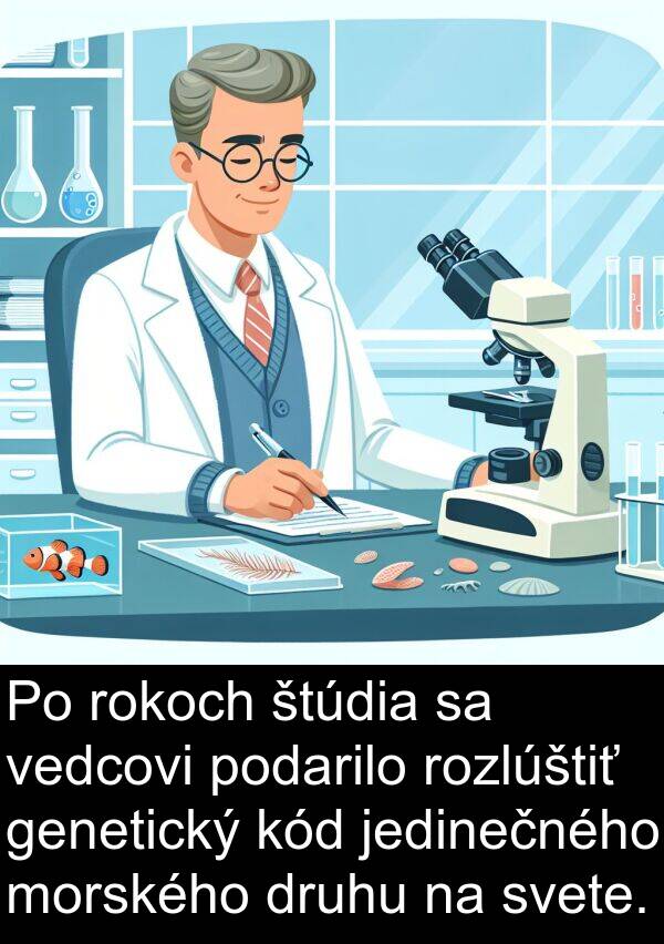 štúdia: Po rokoch štúdia sa vedcovi podarilo rozlúštiť genetický kód jedinečného morského druhu na svete.