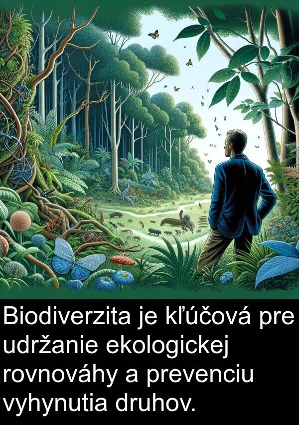 ekologickej: Biodiverzita je kľúčová pre udržanie ekologickej rovnováhy a prevenciu vyhynutia druhov.