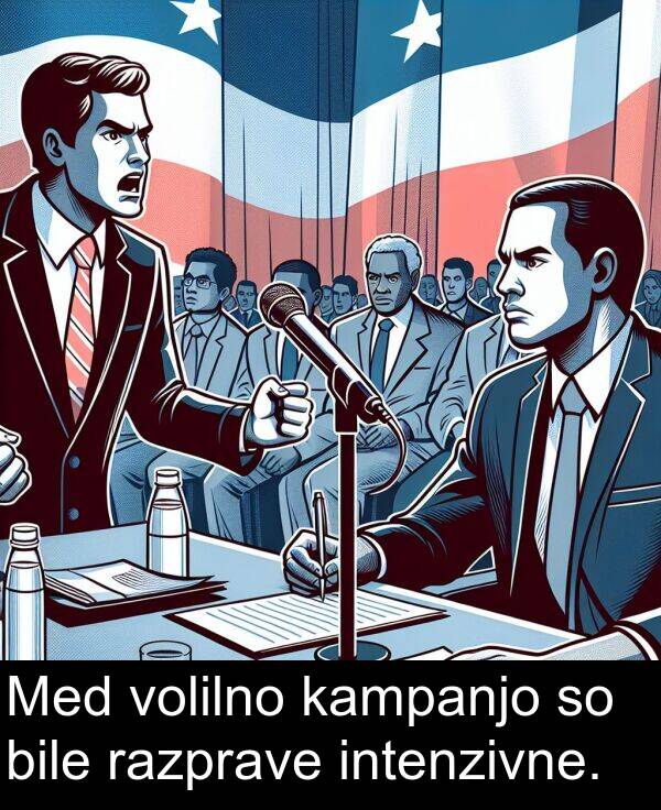 intenzivne: Med volilno kampanjo so bile razprave intenzivne.