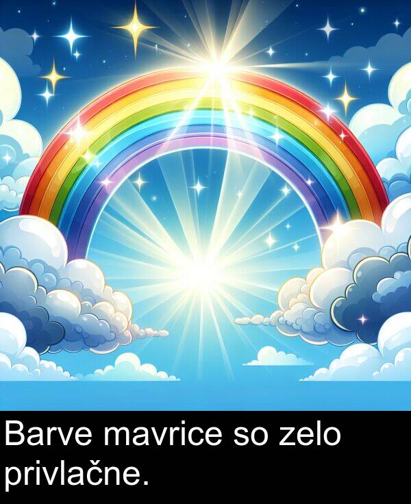 mavrice: Barve mavrice so zelo privlačne.