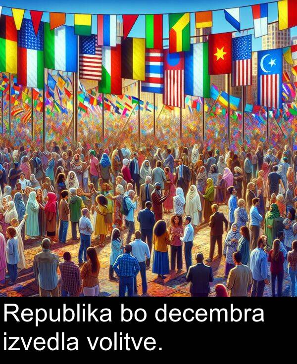 decembra: Republika bo decembra izvedla volitve.