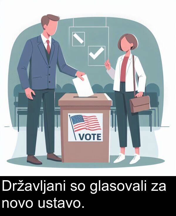 glasovali: Državljani so glasovali za novo ustavo.