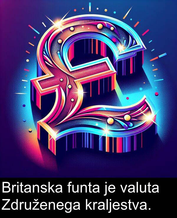 valuta: Britanska funta je valuta Združenega kraljestva.