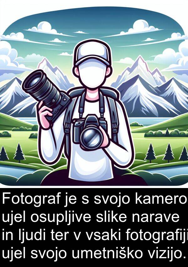 ter: Fotograf je s svojo kamero ujel osupljive slike narave in ljudi ter v vsaki fotografiji ujel svojo umetniško vizijo.