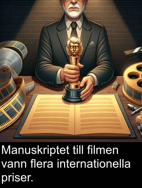 filmen: Manuskriptet till filmen vann flera internationella priser.