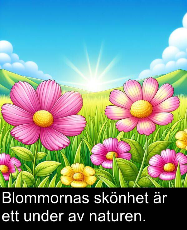 under: Blommornas skönhet är ett under av naturen.