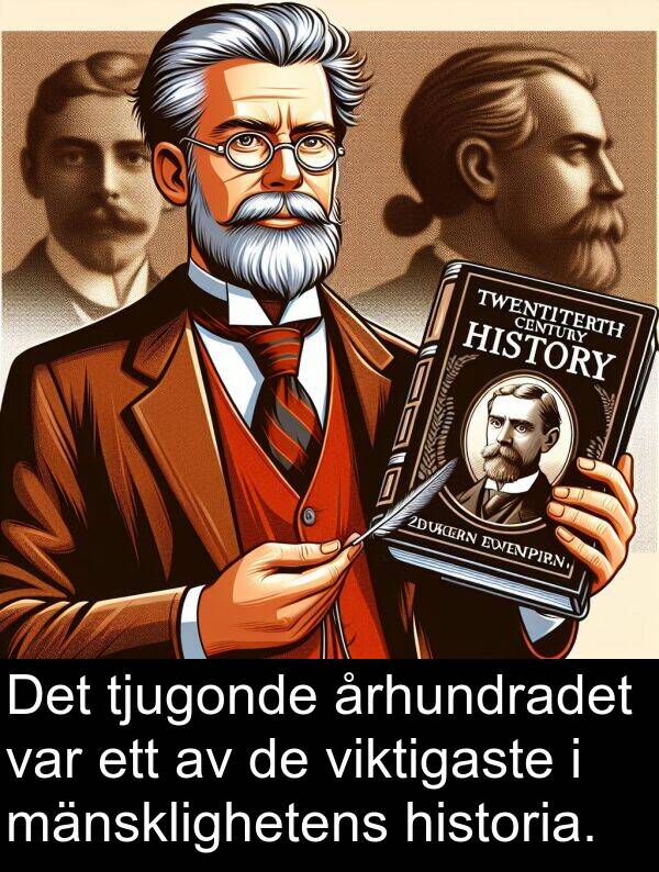 århundradet: Det tjugonde århundradet var ett av de viktigaste i mänsklighetens historia.