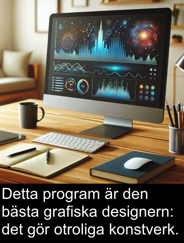 konstverk: Detta program är den bästa grafiska designern: det gör otroliga konstverk.