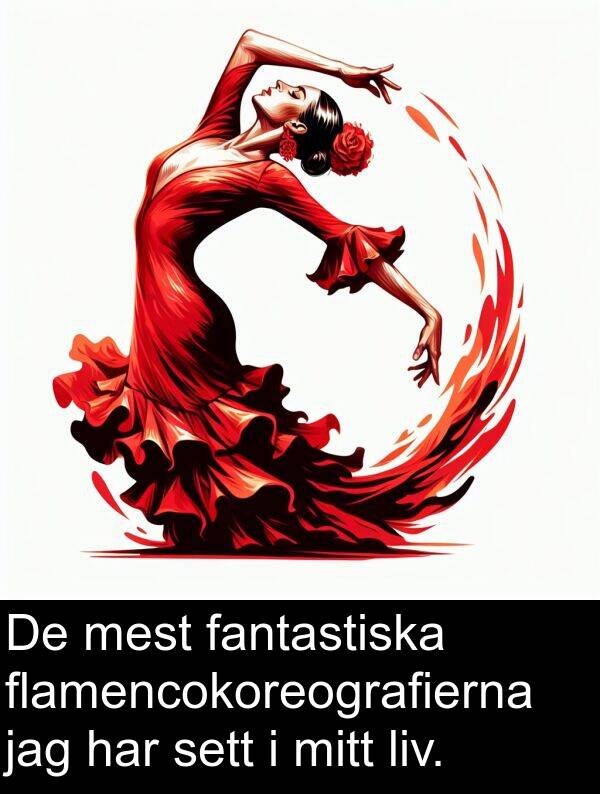 fantastiska: De mest fantastiska flamencokoreografierna jag har sett i mitt liv.