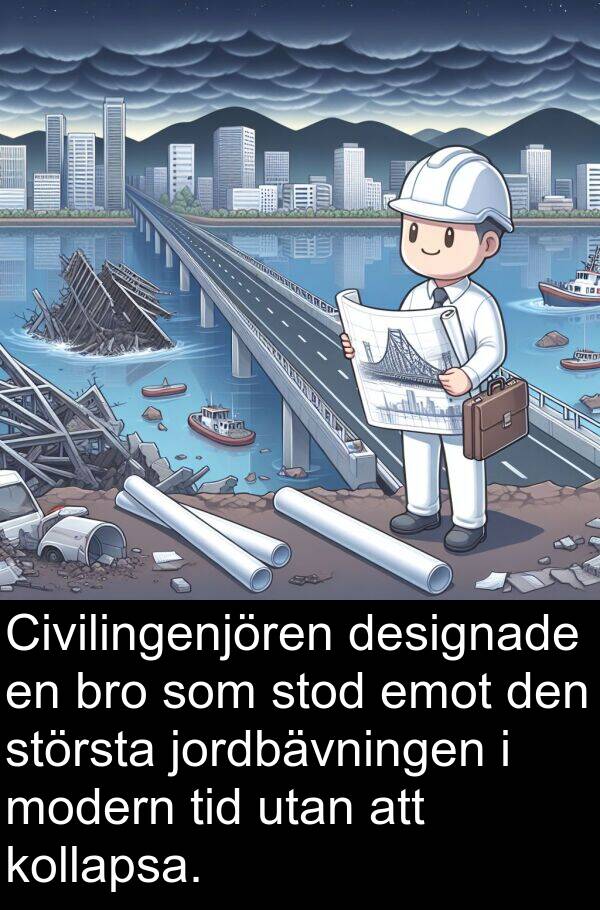 jordbävningen: Civilingenjören designade en bro som stod emot den största jordbävningen i modern tid utan att kollapsa.