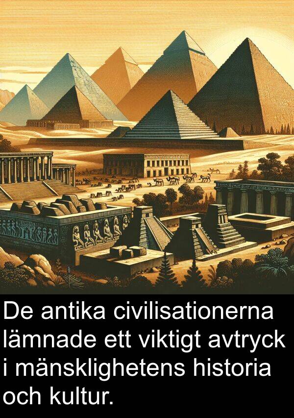 civilisationerna: De antika civilisationerna lämnade ett viktigt avtryck i mänsklighetens historia och kultur.