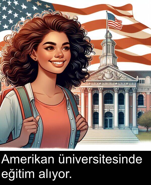 eğitim: Amerikan üniversitesinde eğitim alıyor.