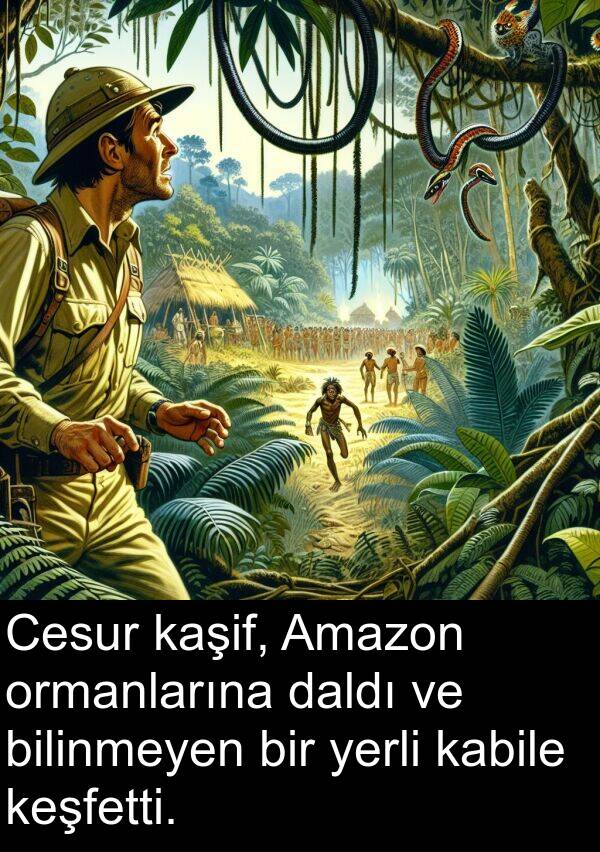 daldı: Cesur kaşif, Amazon ormanlarına daldı ve bilinmeyen bir yerli kabile keşfetti.