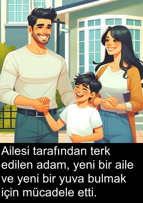 tarafından: Ailesi tarafından terk edilen adam, yeni bir aile ve yeni bir yuva bulmak için mücadele etti.