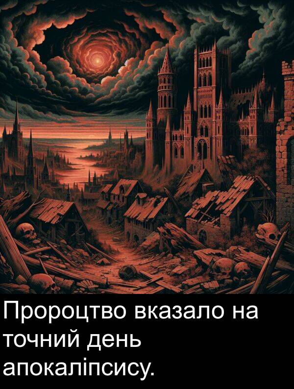 день: Пророцтво вказало на точний день апокаліпсису.