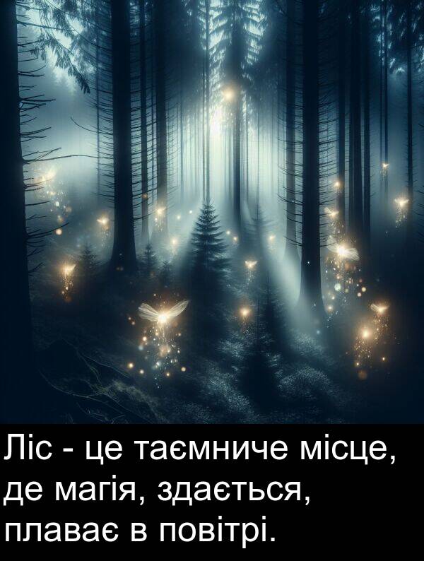 магія: Ліс - це таємниче місце, де магія, здається, плаває в повітрі.