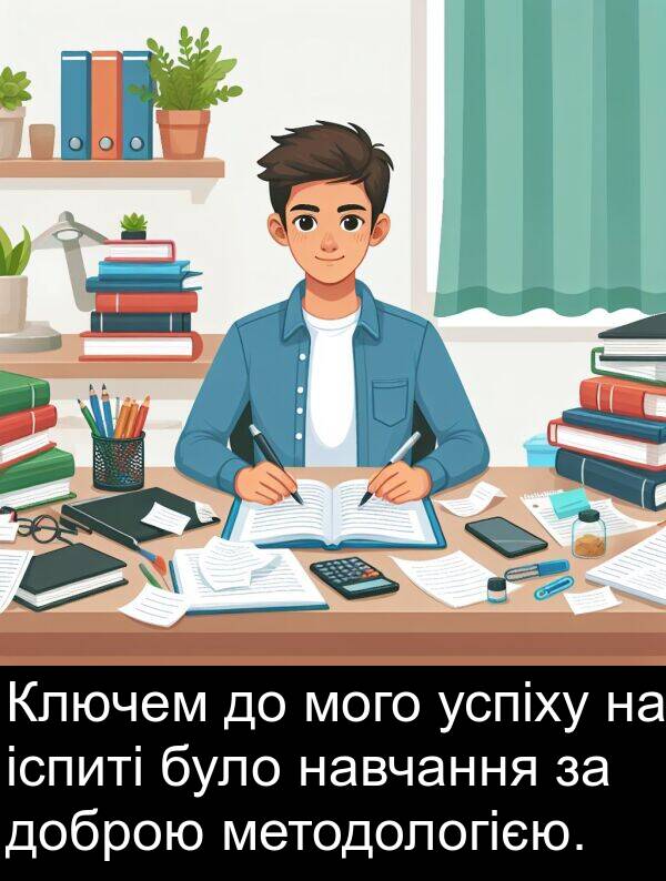 навчання: Ключем до мого успіху на іспиті було навчання за доброю методологією.