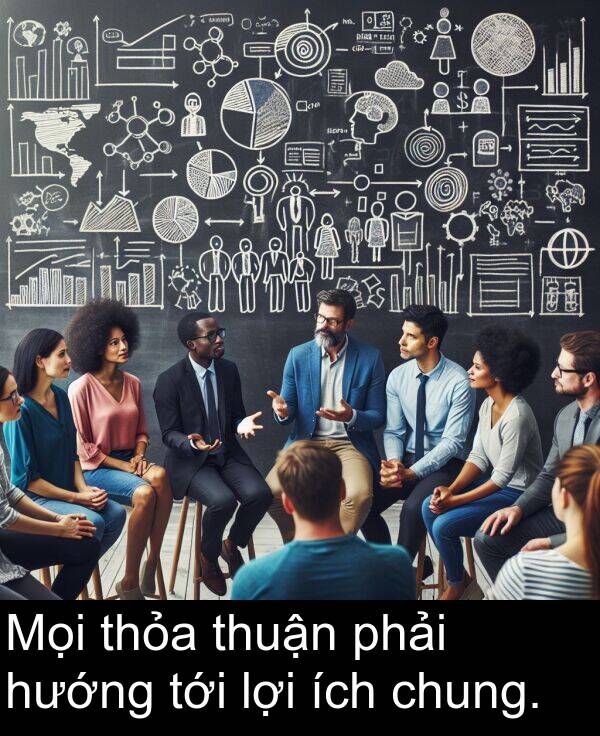 phải: Mọi thỏa thuận phải hướng tới lợi ích chung.