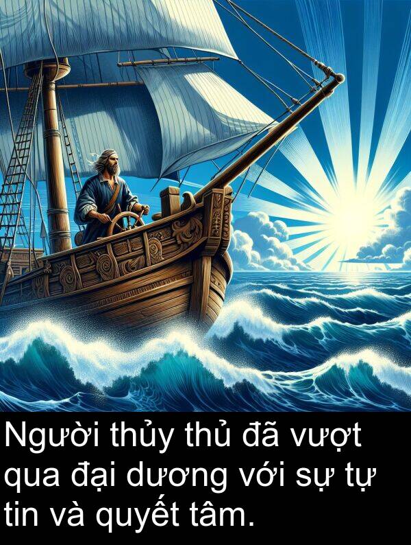 thủy: Người thủy thủ đã vượt qua đại dương với sự tự tin và quyết tâm.