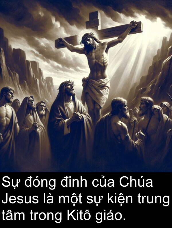 trung: Sự đóng đinh của Chúa Jesus là một sự kiện trung tâm trong Kitô giáo.