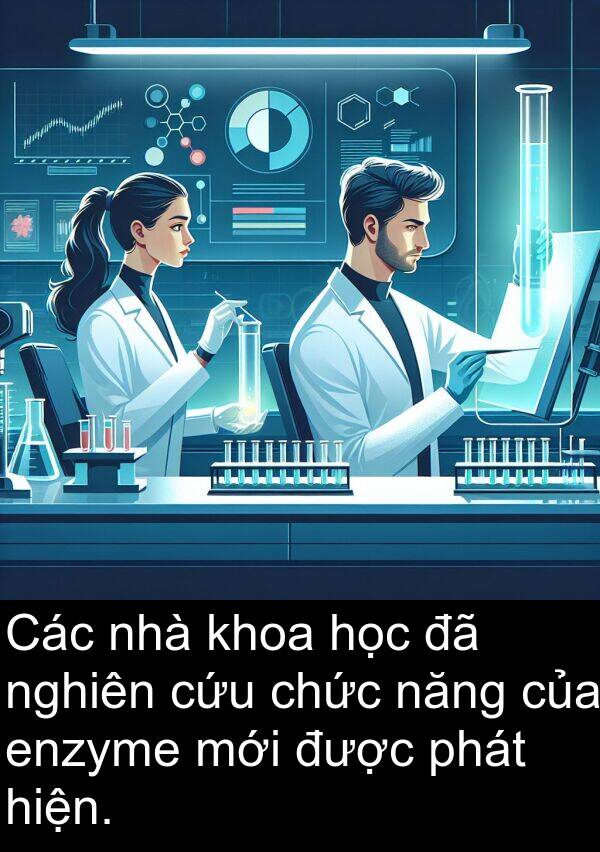 phát: Các nhà khoa học đã nghiên cứu chức năng của enzyme mới được phát hiện.