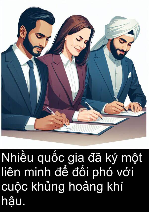 liên: Nhiều quốc gia đã ký một liên minh để đối phó với cuộc khủng hoảng khí hậu.