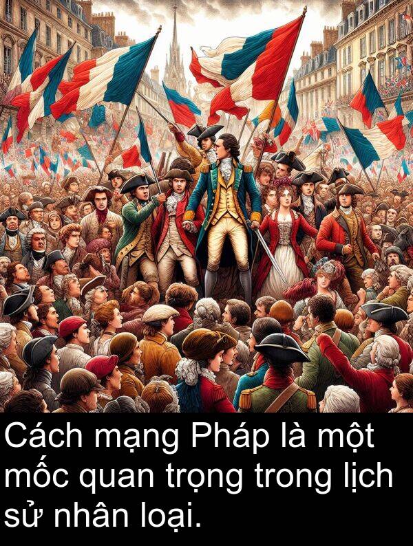 lịch: Cách mạng Pháp là một mốc quan trọng trong lịch sử nhân loại.