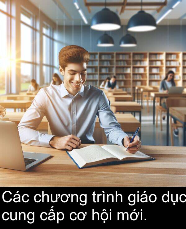 chương: Các chương trình giáo dục cung cấp cơ hội mới.